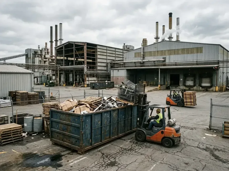 industrial-factory-scrap-conta-003 — frequently asked questions, Cheap Roll-off Dumpster Rentals in Collinsville, IL